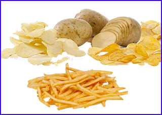 potato chips french fries process